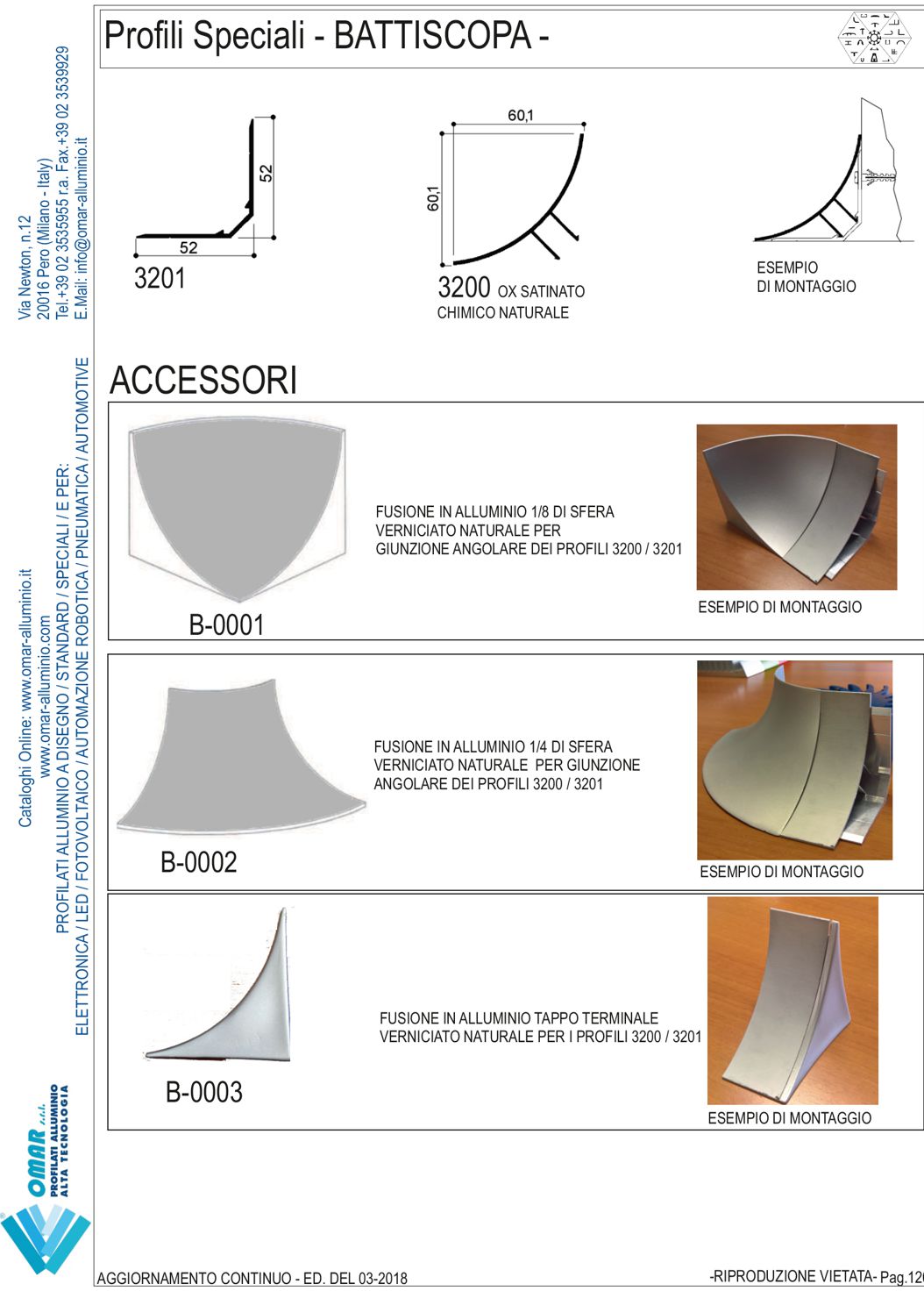 catalogo zoccolini in alluminio
